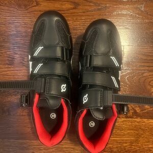 Peloton Cycling Shoes with look delta cleats EU 39 US women's 8